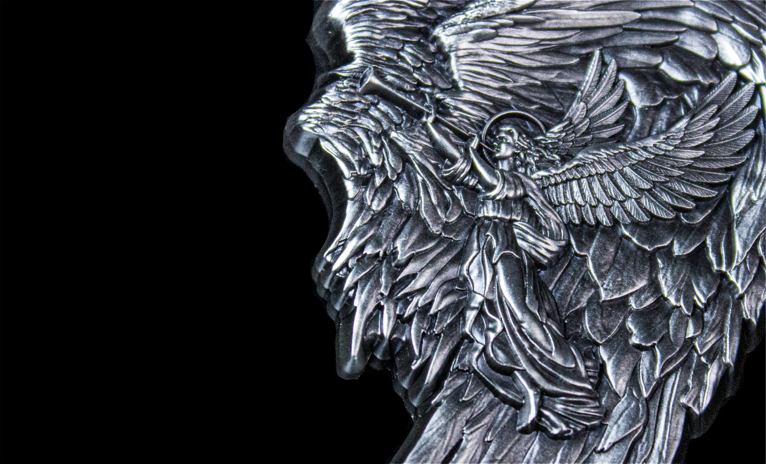 AAGK2OSS-archangel-gabriel-2oz-silver-stackable-archangel-gabriel-2oz-silver-stackable