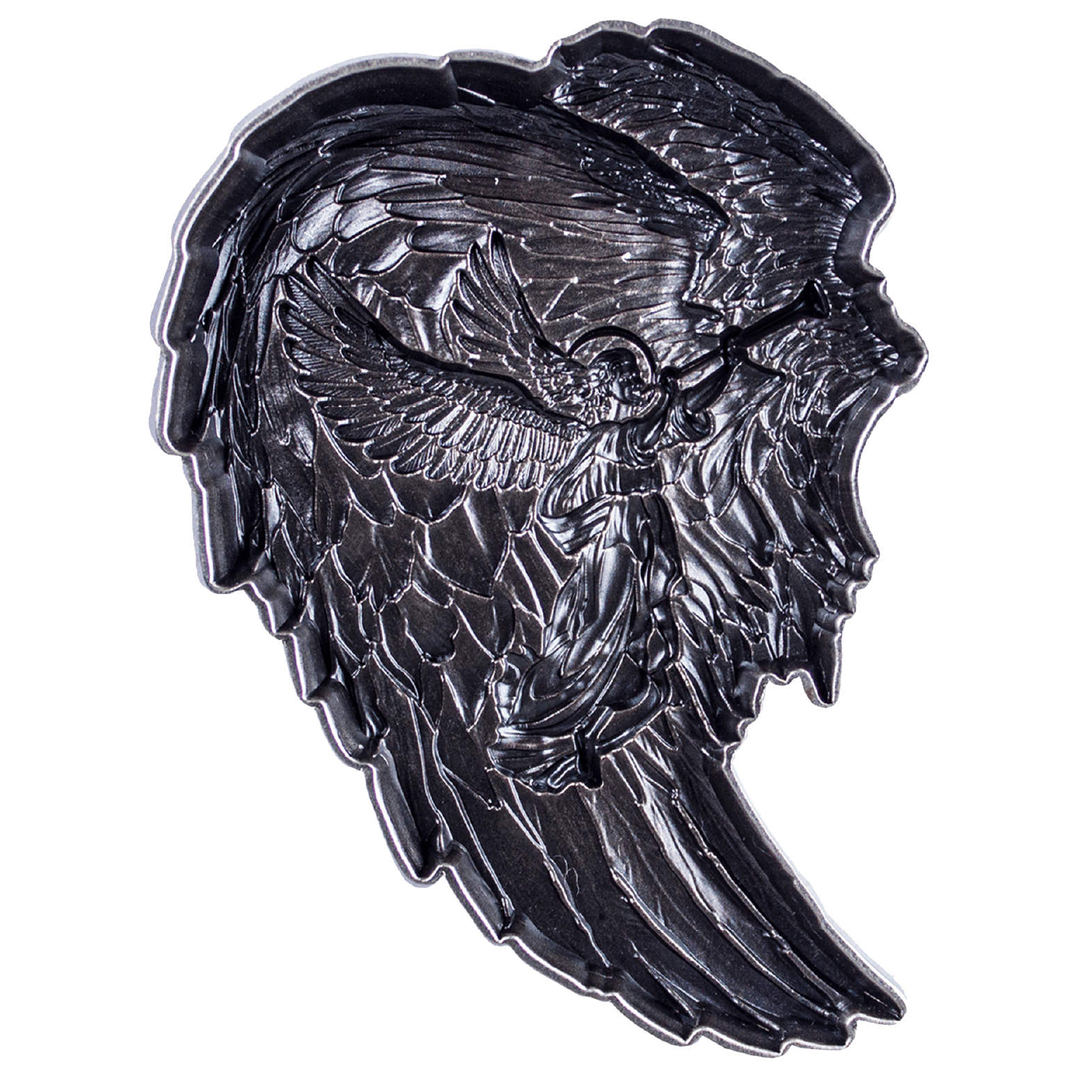 AAGK2OSS-archangel-gabriel-2oz-silver-stackable-archangel-gabriel-2oz-silver-stackable