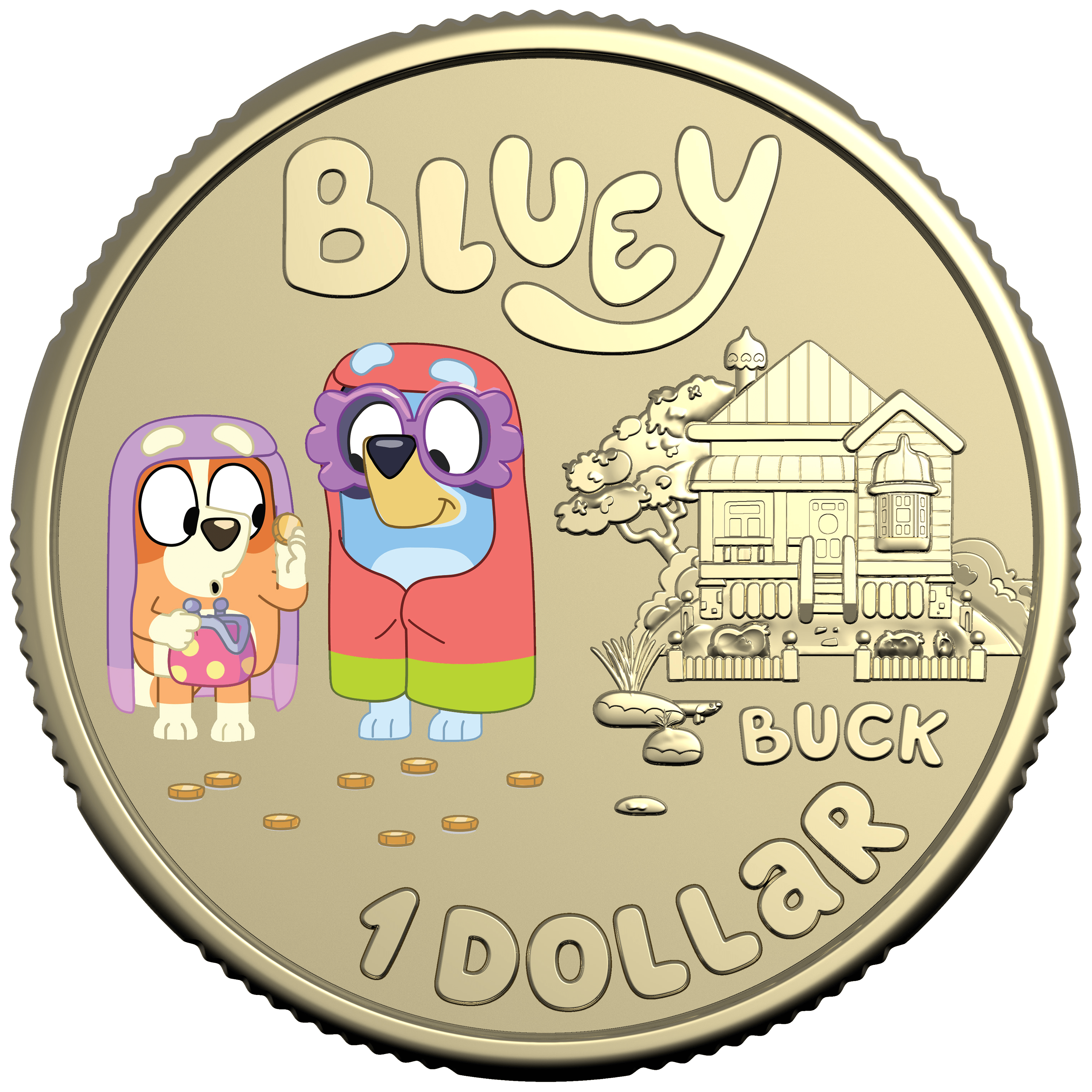 Bluey 11371-2024-1-bluey-dollarbucks-the-grannies-coloured-coin-in-card