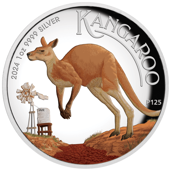 24324DDAA-2024-australian-kangaroo-1oz-silver-proof-high-relief-coloured-coin