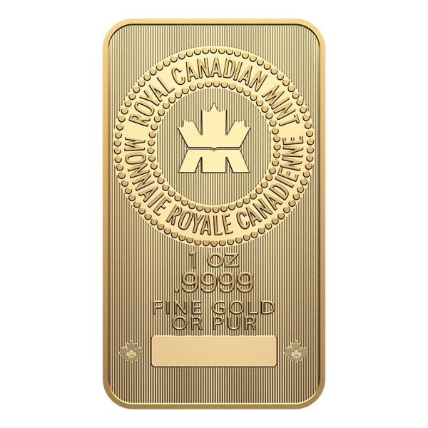 royal canadian mint 1oz 245456-royal-canadian-mint-1oz-gold-minted-bar