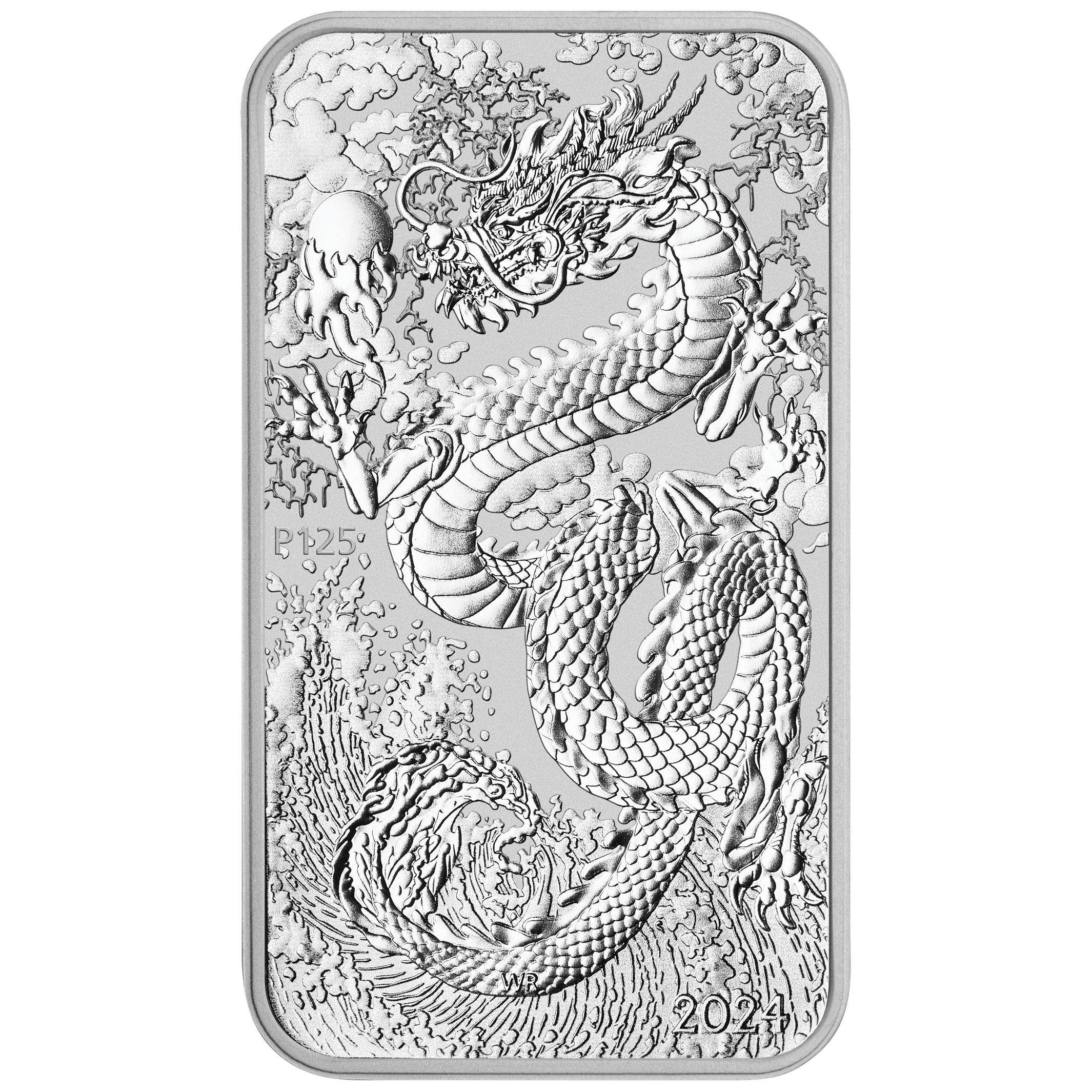 Dragon 24C44AAT-2024-dragon-1oz-silver-rectangular-coin