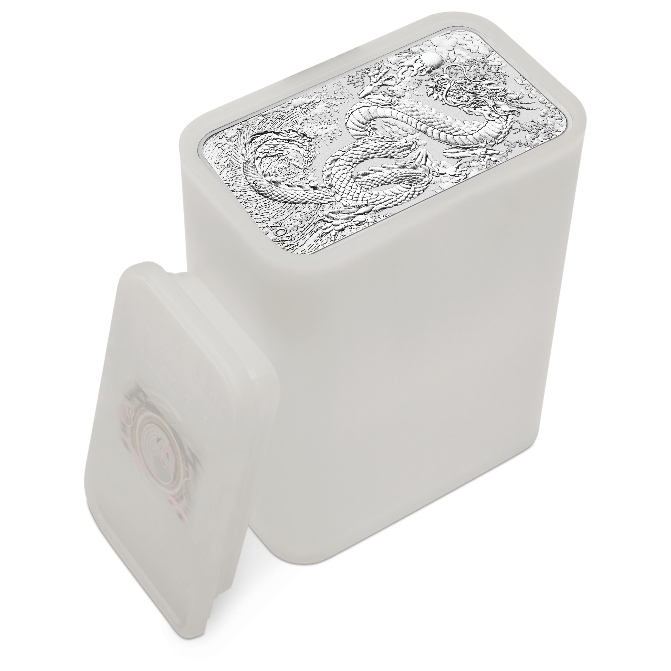 Dragon 24C44AAT-2024-dragon-1oz-silver-rectangular-coin
