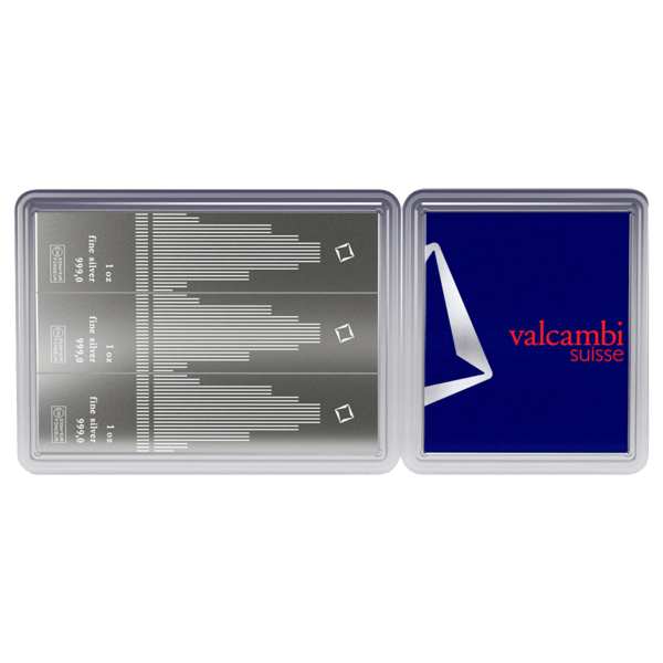 CombiBar 3OSBVALSKYCOMBI-valcambi-skyline-combibar-3oz-silver-bar