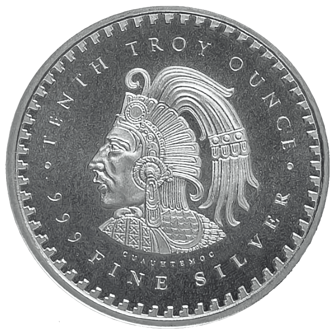 GSM1TACR-aztec-calendar-110oz-silver-round-aztec-calendar-110oz-silver-round