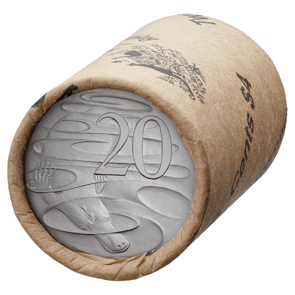 King Charles III 11680-2024-20c-king-charles-iii-effigy-coin-roll-non-premium-roll