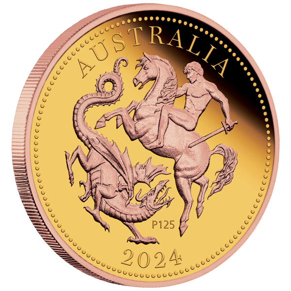 Five Sovereign 24V05AAA-2024-perth-mint-125th-anniversary-five-sovereign-gold-proof-gilded-coin