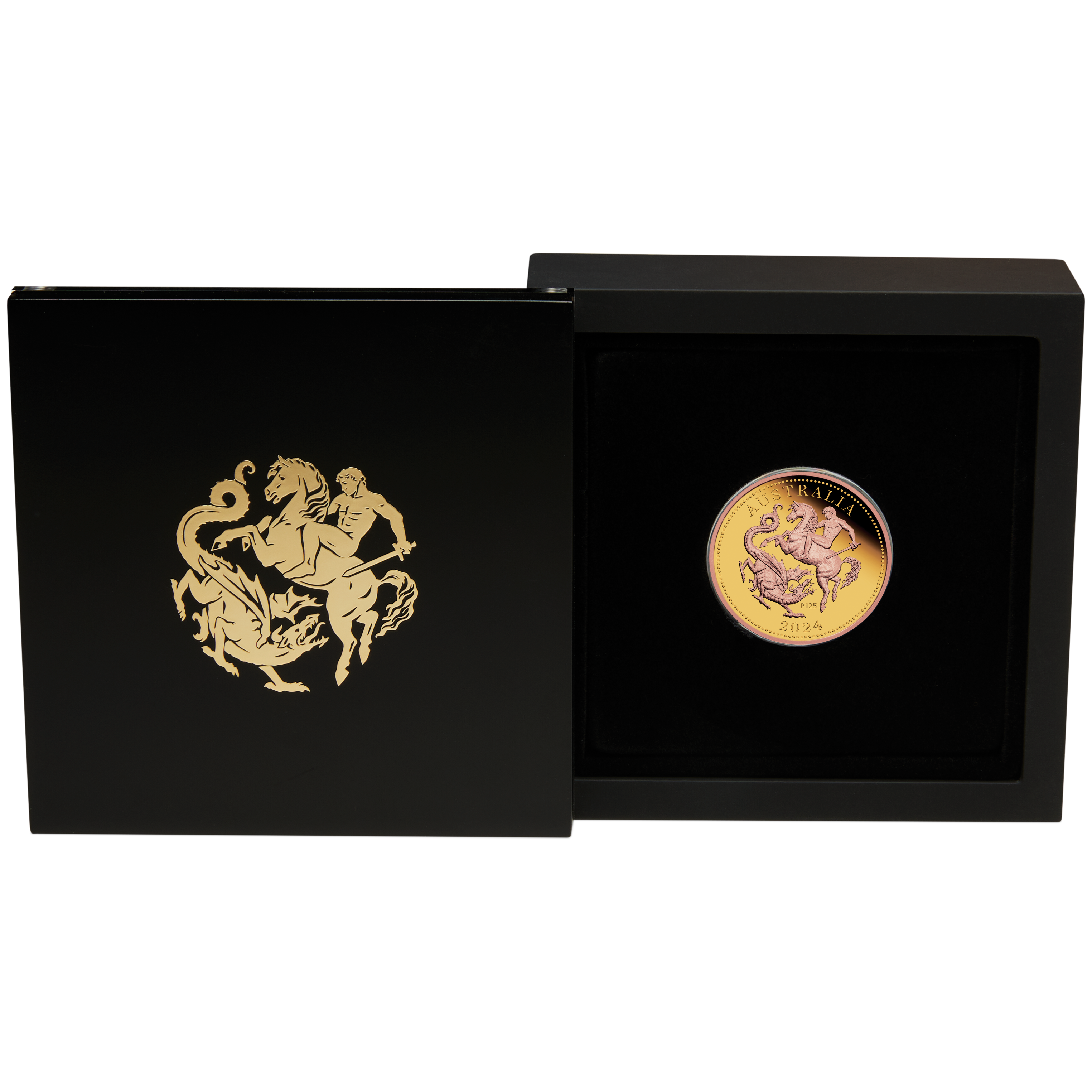 Five Sovereign 24V05AAA-2024-perth-mint-125th-anniversary-five-sovereign-gold-proof-gilded-coin