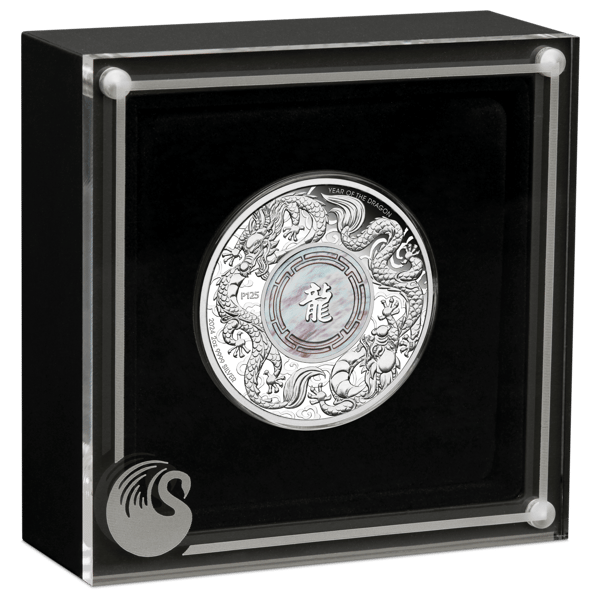 2024 Double Dragon with Mother of Pearl 2oz Silver Proof Coin 24P78AAA-2024-double-dragon-with-mother-of-pearl-2oz-silver-proof-coin