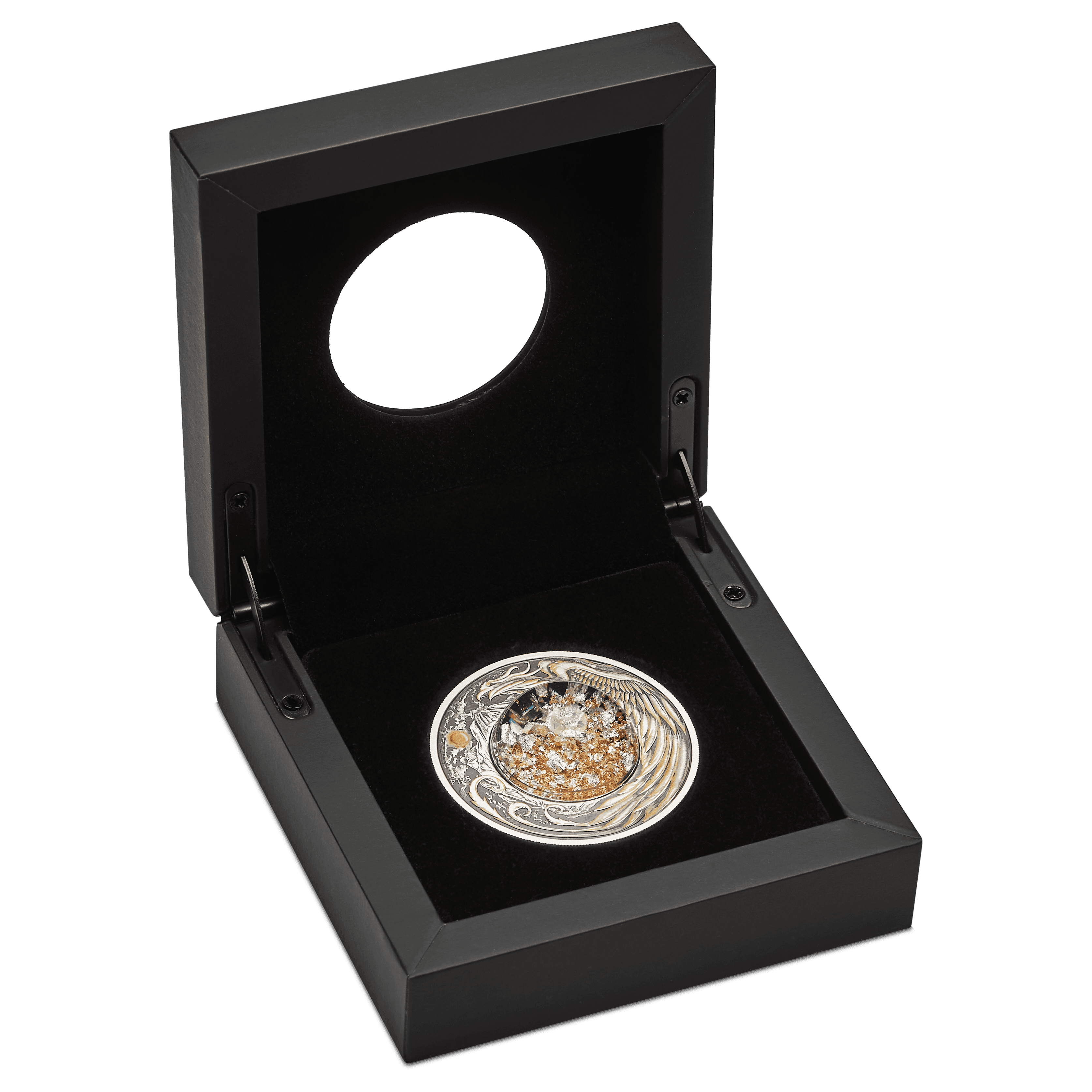 Alicanto 24P86AAA-2024-alicanto-2oz-antiqued-silver-coin