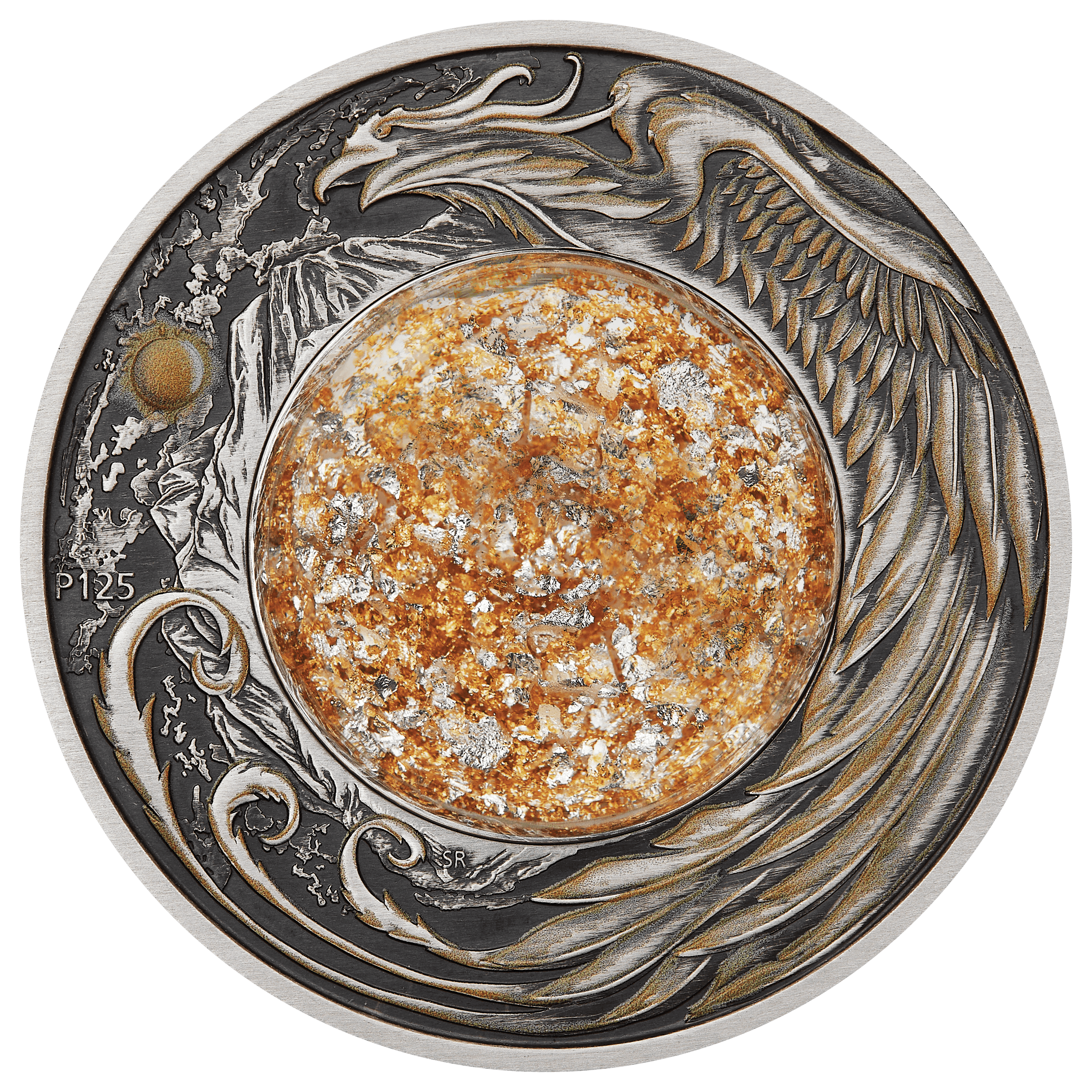 Alicanto 24P86AAA-2024-alicanto-2oz-antiqued-silver-coin