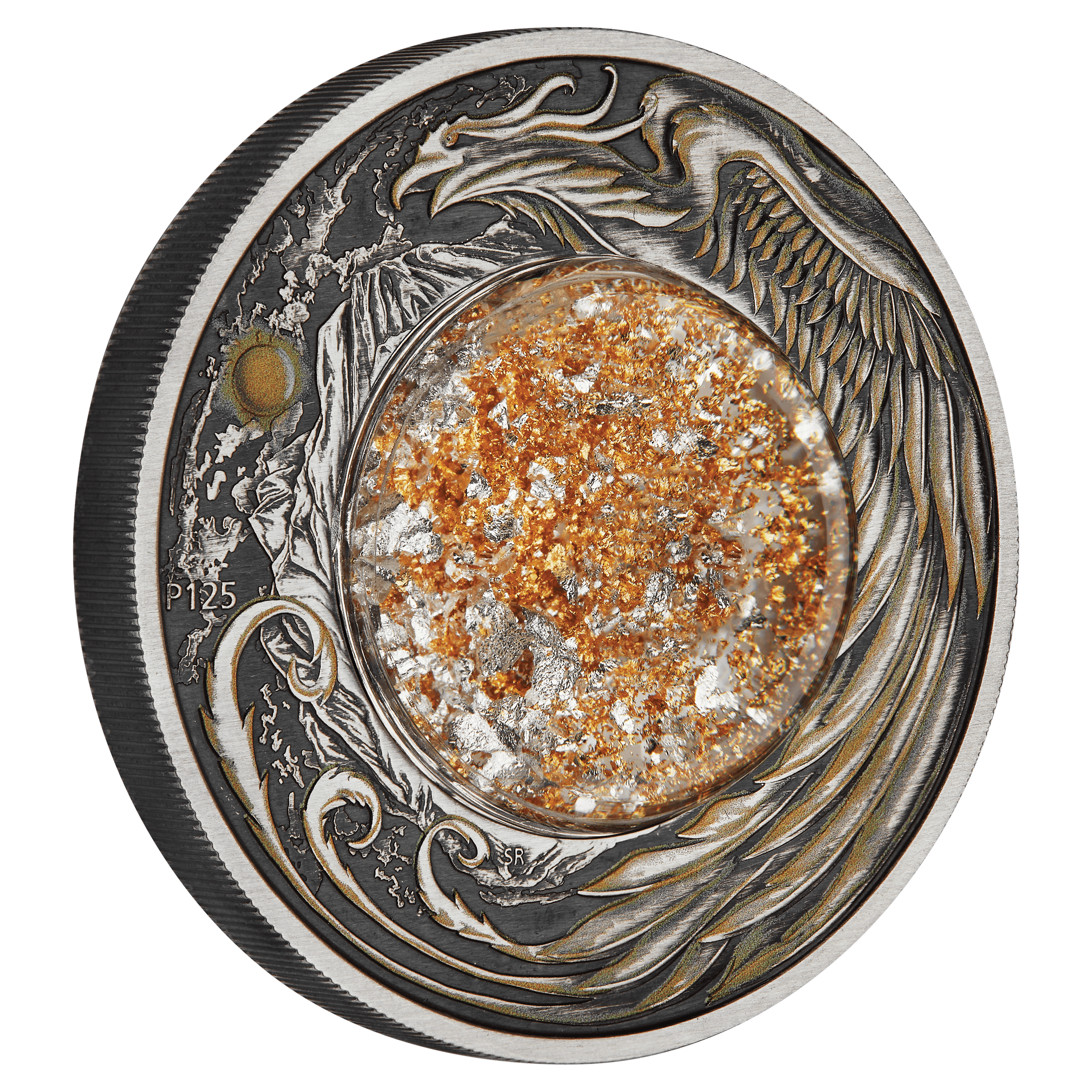 Alicanto 24P86AAA-2024-alicanto-2oz-antiqued-silver-coin