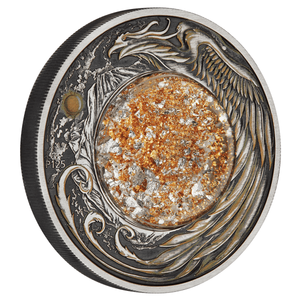 Alicanto 24P86AAA-2024-alicanto-2oz-antiqued-silver-coin