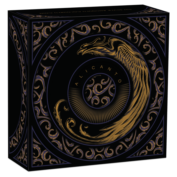 Alicanto 24P86AAA-2024-alicanto-2oz-antiqued-silver-coin