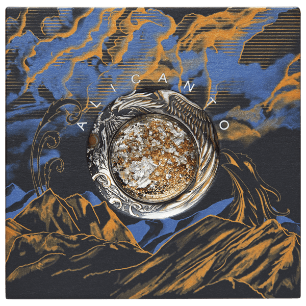 Alicanto 24P86AAA-2024-alicanto-2oz-antiqued-silver-coin