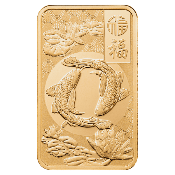 Koi Fish 25KFGL5G-pamp-koi-fish-5g-gold-bar
