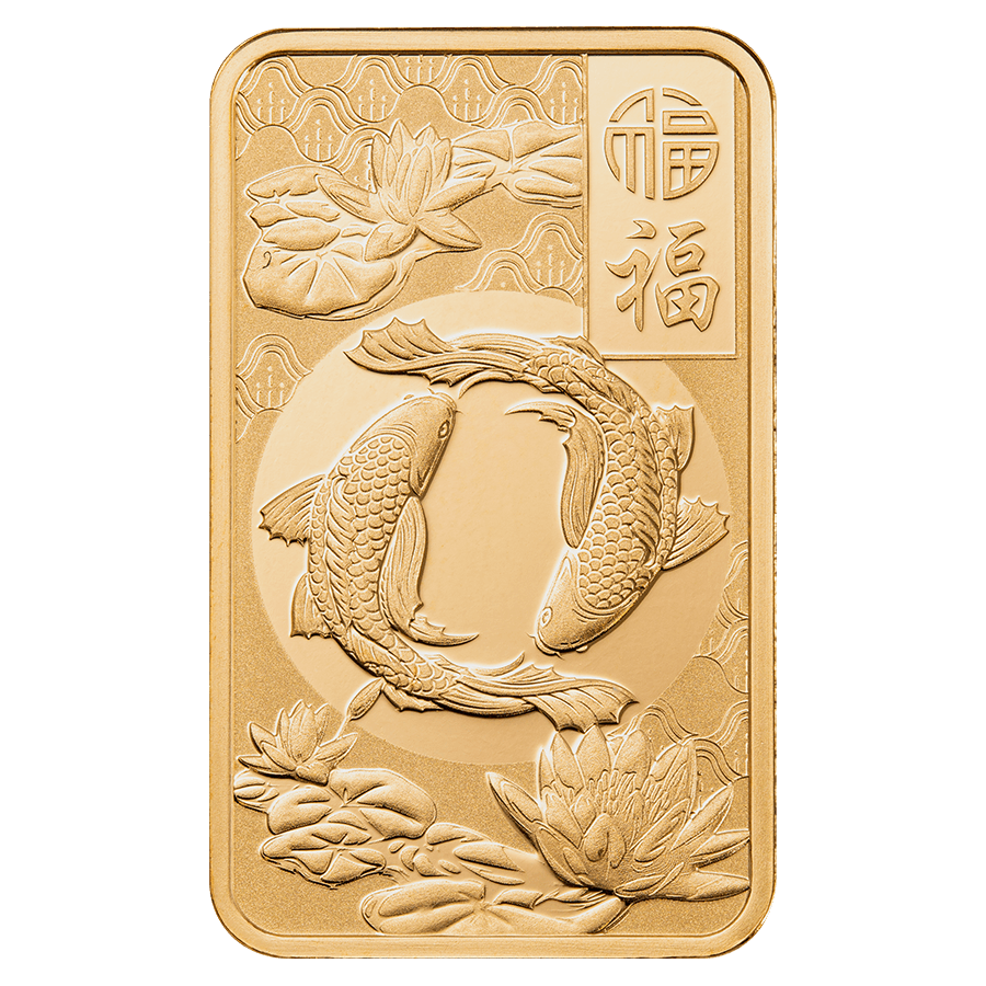 Koi Fish 25KFGL5G-pamp-koi-fish-5g-gold-bar