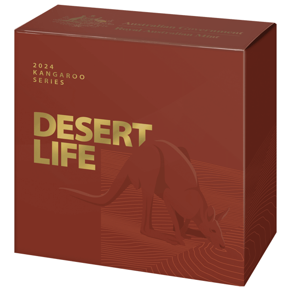 Desert Life box-front-11425-2024-kangaroo-series-desert-life-1-10oz-gold-coin