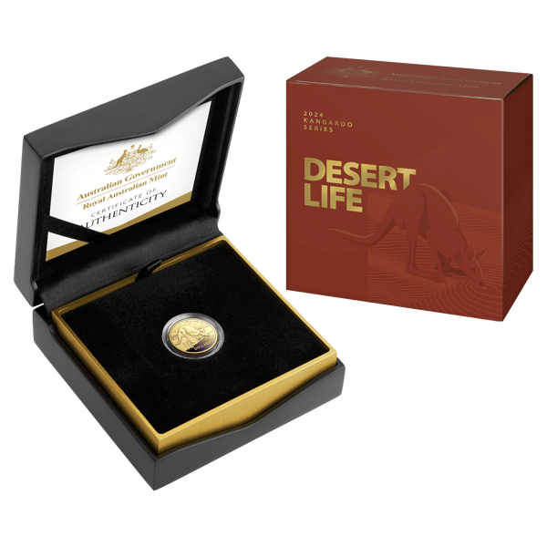 Desert Life display-11425-2024-kangaroo-series-desert-life-1-10oz-gold-coin