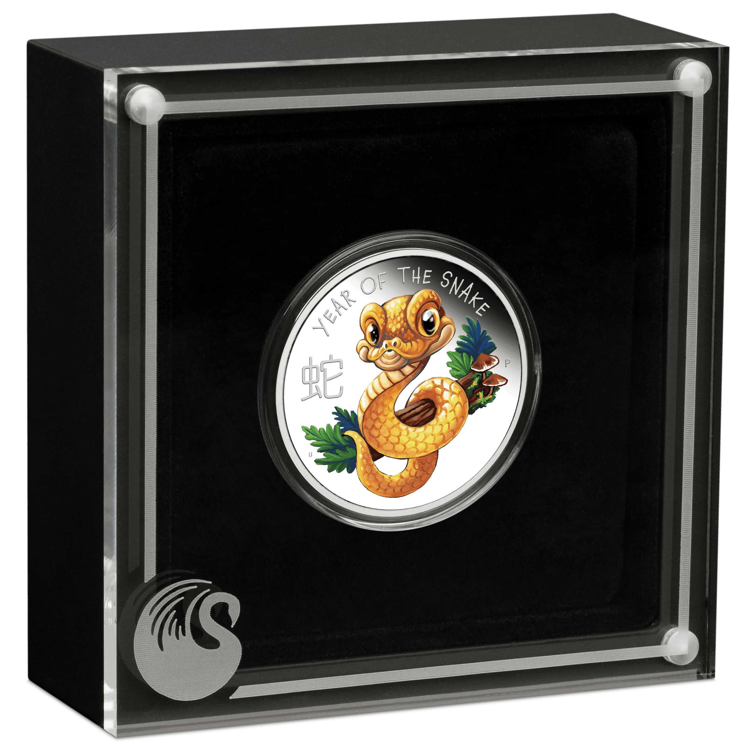 2025 Baby Snake 1/2oz Coloured Silver Coin display-25r68aaa-2025-baby-snake-1-2oz-coloured-silver-coin
