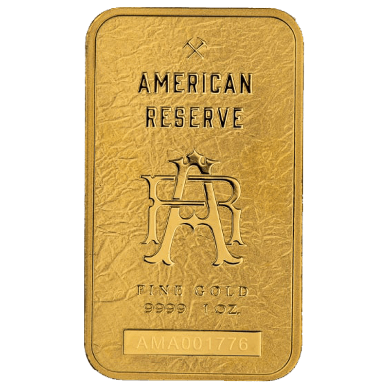 Columbia Goddess front-ara1ogmb-american-reserve-columbia-goddess-1oz-gold-bar
