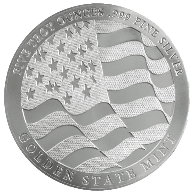 obverse-se5ogsm-golden-state-mint-silver-eagle-5oz-silver-round