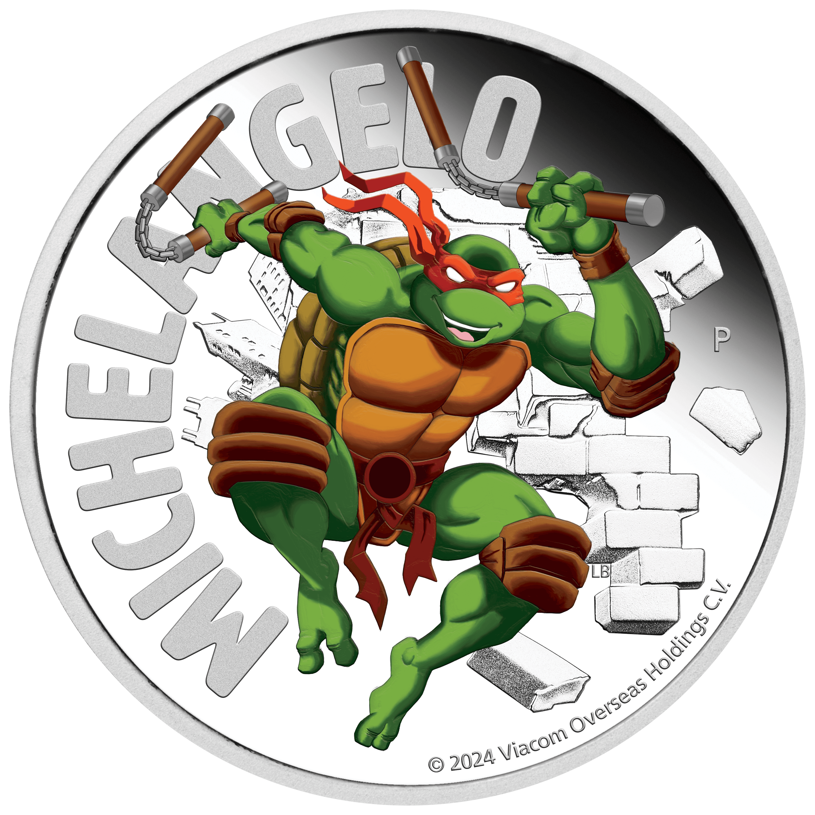 Teenage Mutant Ninja Turtles reverse-24t89aaa-2024-tmnt-michelangelo-1oz-silver-proof-coin