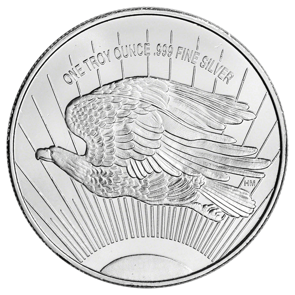 reverse-sghm1os-saint-gaudens-1oz-silver-round