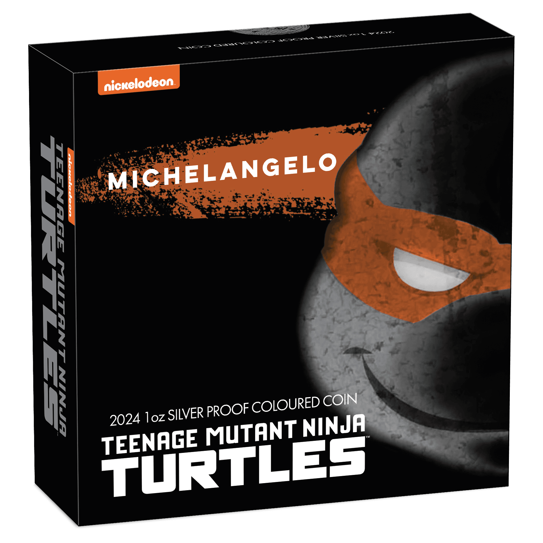 Teenage Mutant Ninja Turtles shipper-24t89aaa-2024-tmnt-michelangelo-1oz-silver-proof-coin