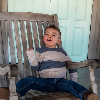 Hudson — a Sunshine on a Ranney Day room makeover recipient