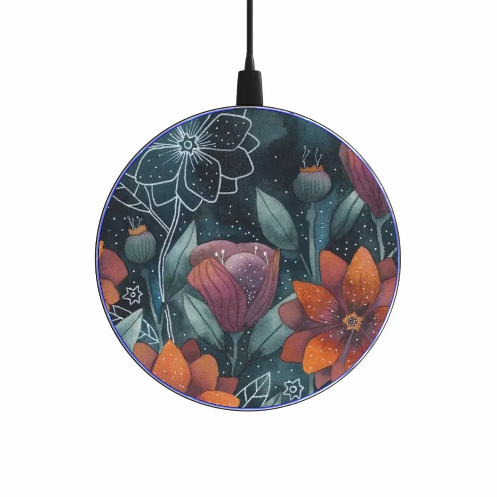 All devices Wireless charger featuring artwork by Fernanda Watercolor