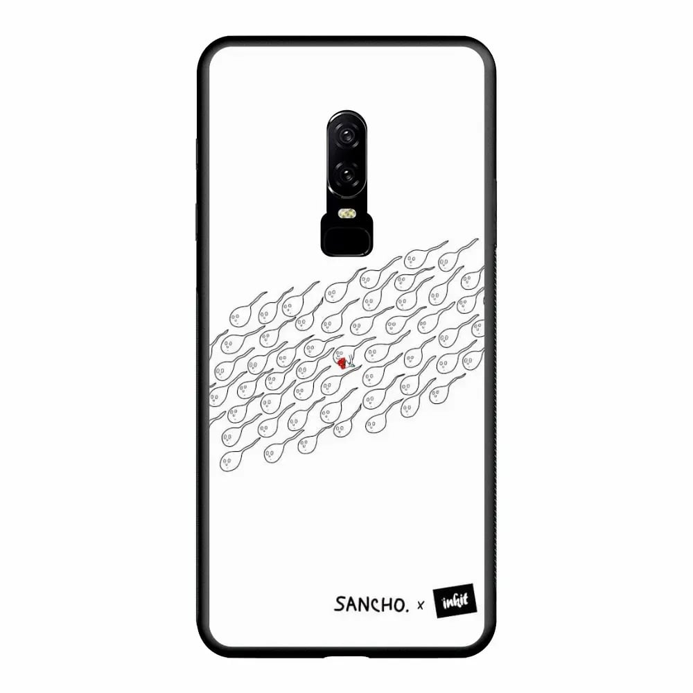 OnePlus 6 Style Coque, Noir, The Swimmers | Inkitcase.com
