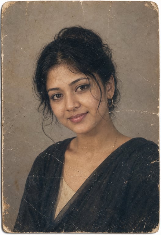 Photorealistic Identity Preserving Damaged Face Photo Restoration reference image