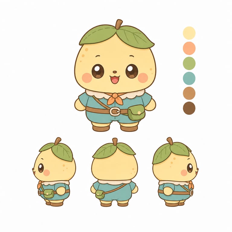 Packaged Japanese Chibi Character Eraser Product Photo reference image