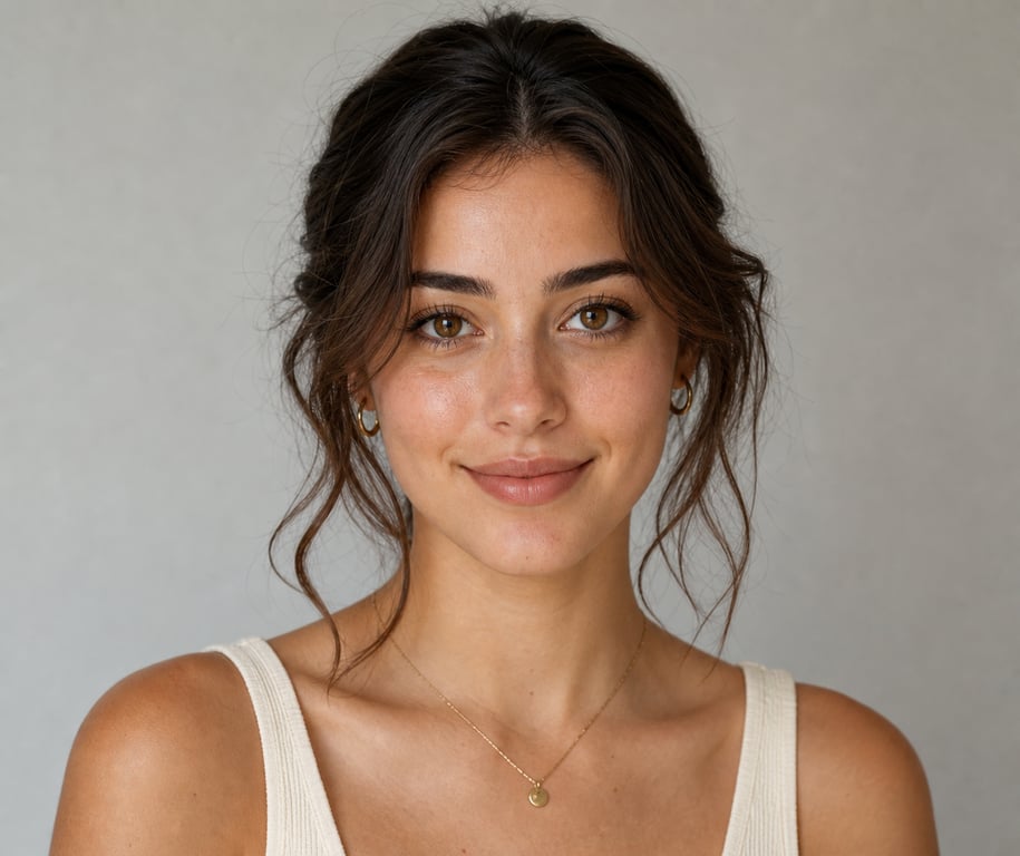 Photorealistic Bold Beauty Campaign Shoot reference image