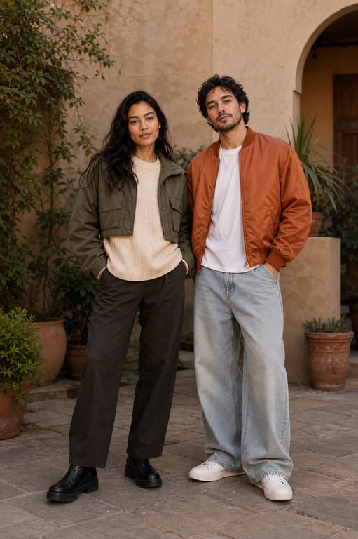 Original Two Person Clothing Swap Scene reference image