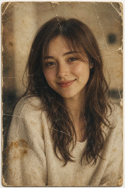 Identity Preserving Damaged Portrait Restoration reference image