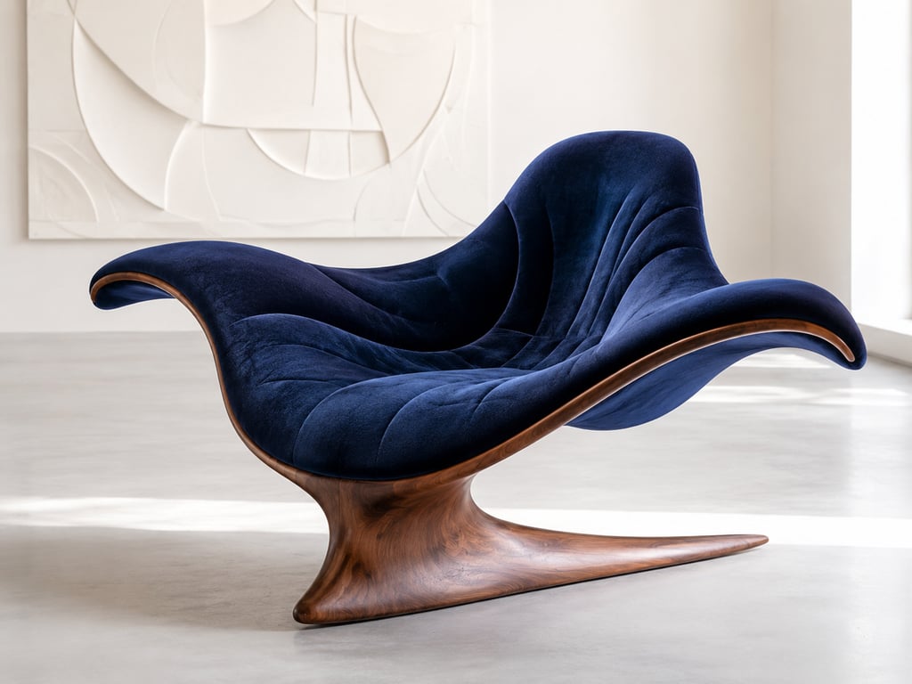 Creative Sculptural Organic Functional Furniture generated image