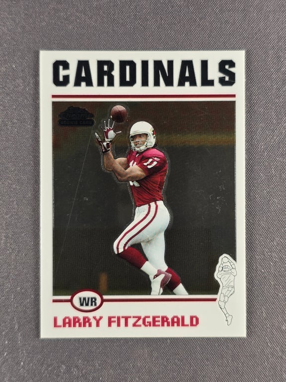 2004 Topps Chrome #215 Larry Fitzgerald Arizona Cardinals RC Rookie Card READ