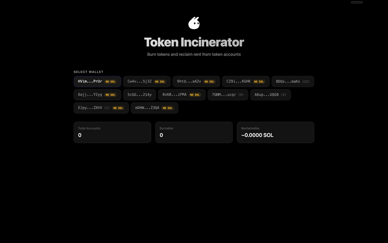 Token Incinerator