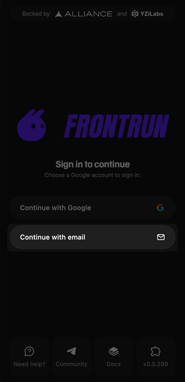 Вход по email