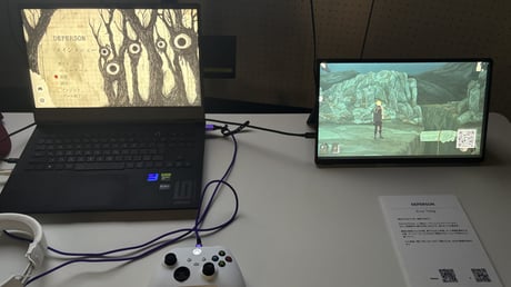 「本当の自分とは？」記憶喪失の青年を揺さぶるサイケデリックホラーADV『DEPERSON』ブースレポート【TAMAインディーゲーム展覧会 Dissonance #1 不穏】