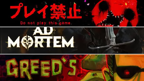 絶対に遊んではいけないゲームをクリックしていく恐怖『プレイ禁止』や『Ad Mortem』『Greed's Grub』