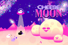 『ホテル・ソウルズ』開発チームが新作のクラウドファンディングを実施！ ウサギがチーズの月を採掘する『チーズムーン』