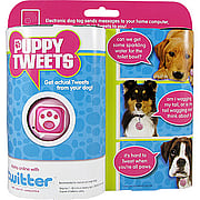 Puppy Tweets Tag Pink - 