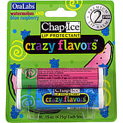Chap Ice Lip Protectant Crazy Flavors Watermelon & Blue Raspberry - 