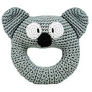 Hand Crocheted Koala Ring Rattle - 