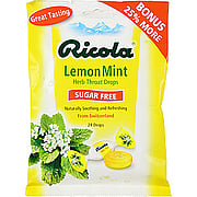 Lemon Mint Herb Throat Drops Sugar Free - 