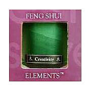 Wood/Creativity Feng Shui Palm Wax Candle - 
