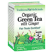 Organic Green Tea with Ginger - 